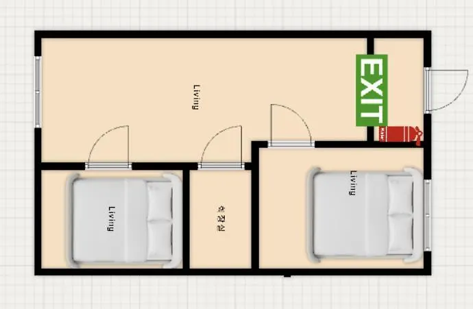 Hongdae 2 Bedroom 1 Bathroom Kingbed 아파트 서울특별시